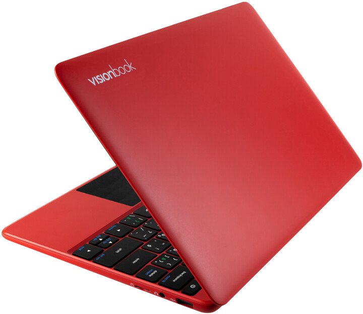 Umax VisionBook 12WRx Laptop, 11.6", Intel Celeron N4020, 4GB RAM, 128GB eMMC, Intel UHD Graphics, Red - Thumbnail 5