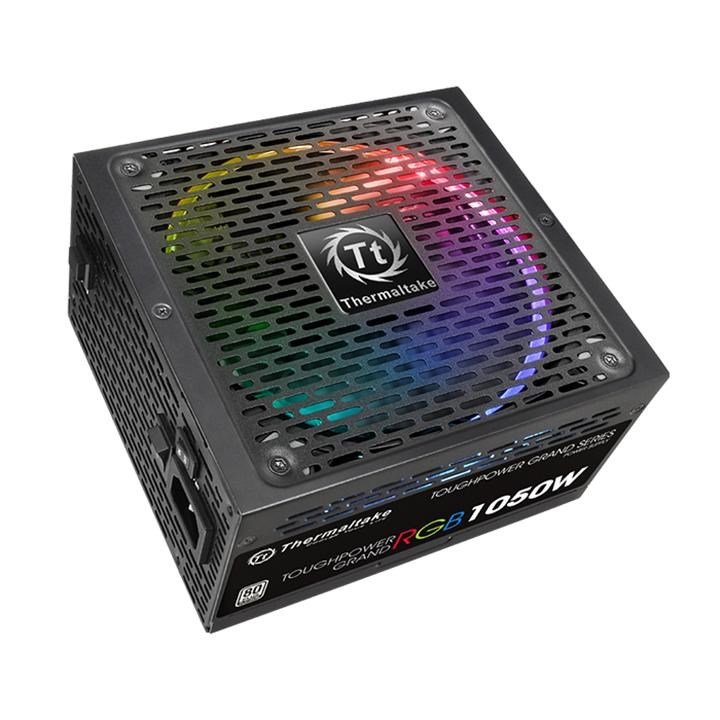 Thermaltake Toughpower Grand Riing Power Supply, 1050W, 80 PLUS Platinum, 140mm, Black - Image 1