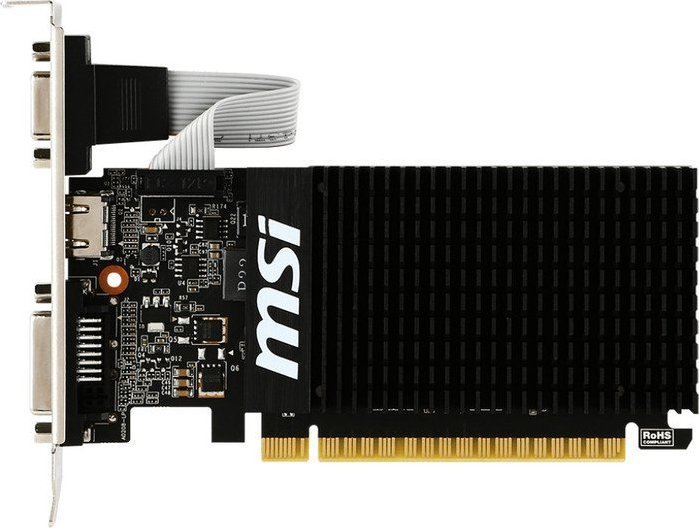 MSI GeForce GT 710 Low Profile 2GB DDR3 Graphics Card - Thumbnail 2