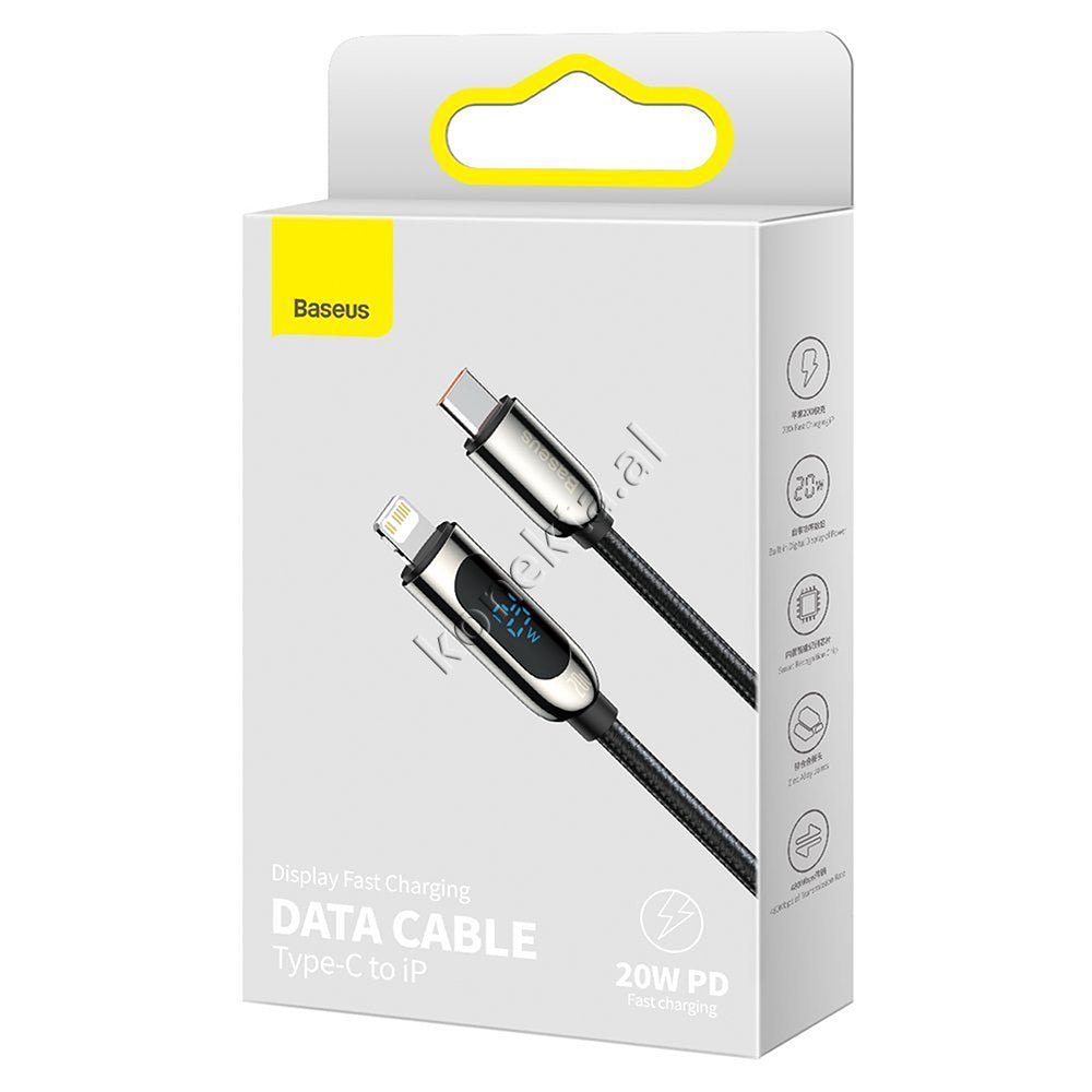 Baseus Type-C to Lightning Charging Cable, 20W, 1m - Thumbnail 2