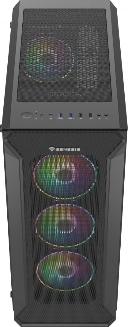 Genesis IRID 505 ARGB V2 Case, Midi Tower - Thumbnail 6