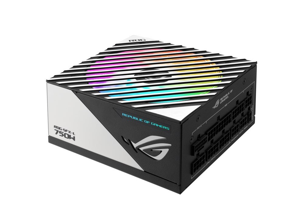 ASUS ROG Loki SFX-L Power Supply, 750W, Platinum, 20+4 pin ATX, Black, Silver - Thumbnail 7
