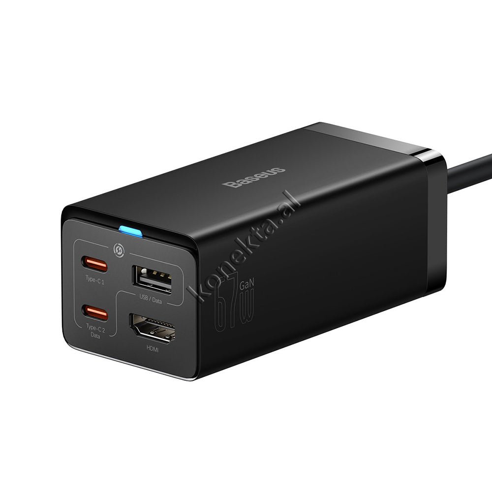 Baseus Adaptor Karikimi 67W Me 2 Porta Type-C / 1 Porte USB & HDMI - Image 1