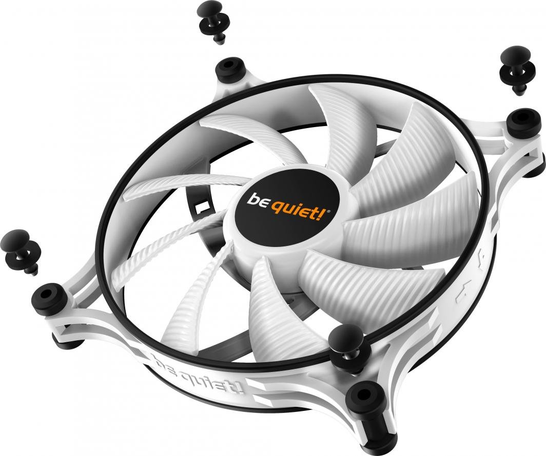 Be quiet! Shadow Wings 2 PWM Fan, 140 mm, White - Thumbnail 4
