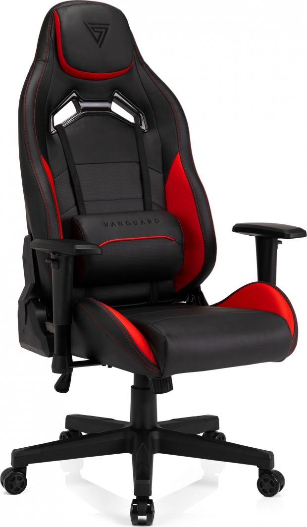 SENSE7 Vanguard Chair, Black/Red - Image 1
