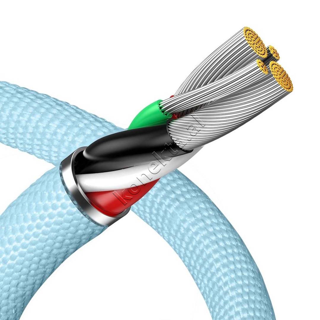 Baseus USB to Lightning Cable, 1.2m, Blue - Thumbnail 5