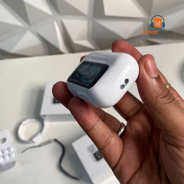 Airpods ANC/ENC Earbuds, White, Touch Screen - Thumbnail 6