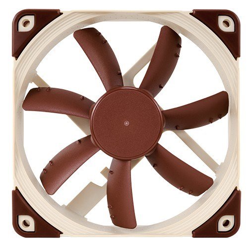Noctua NF-S12A FLX Fan, 12 cm, Bronze / Beige - Thumbnail 3