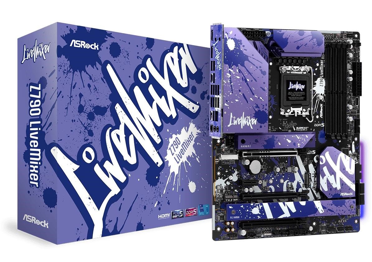 Asrock Z790 LiveMixer Intel Z790 LGA 1700 ATX Motherboard - Image 1
