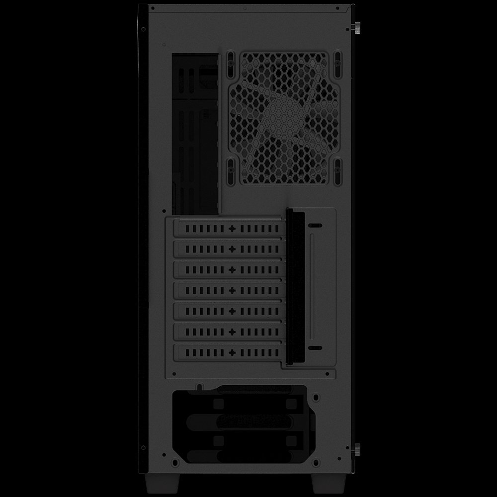 GIGABYTE AORUS C200 Case, Mid tower, Black - Thumbnail 3