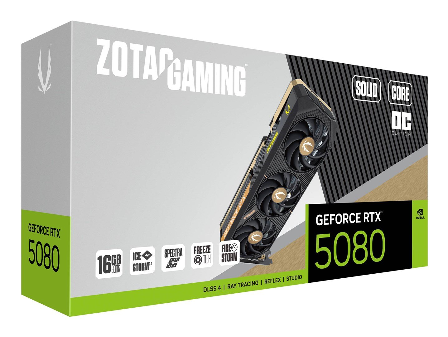 Zotac GAMING GeForce RTX 5080 SOLID CORE OC NVIDIA, 16 GB GDDR7 - Thumbnail 7