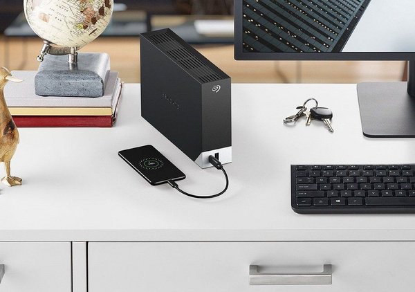 Seagate One Touch Hub External Hard Disk, 8TB, Black/Grey - Thumbnail 3