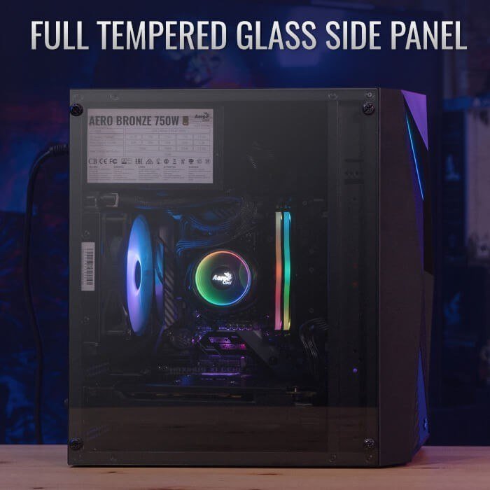 Aerocool Raider Mini Case, Mini Tower - Thumbnail 4