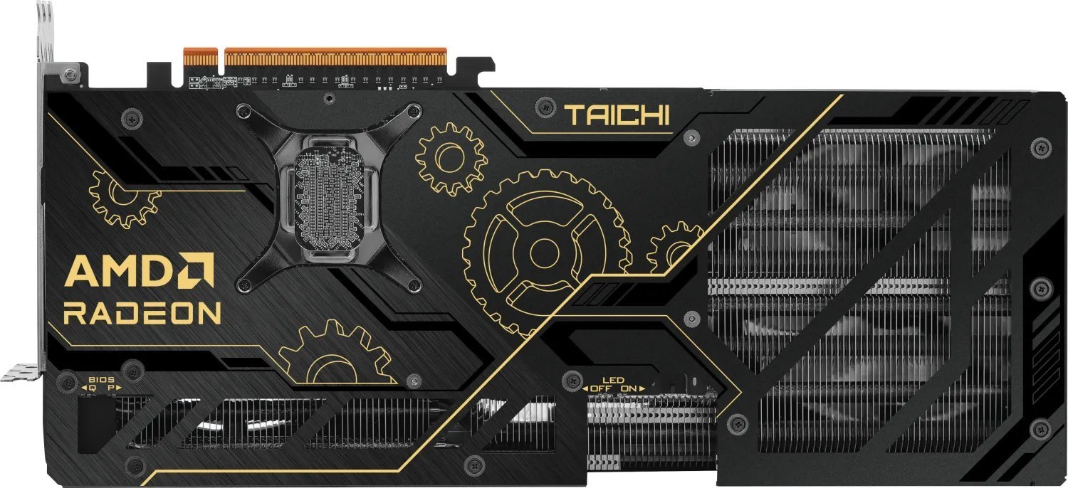 ASRock AMD Radeon RX 9070XT Taichi Graphics Card, 16GB GDDR6 - Thumbnail 5