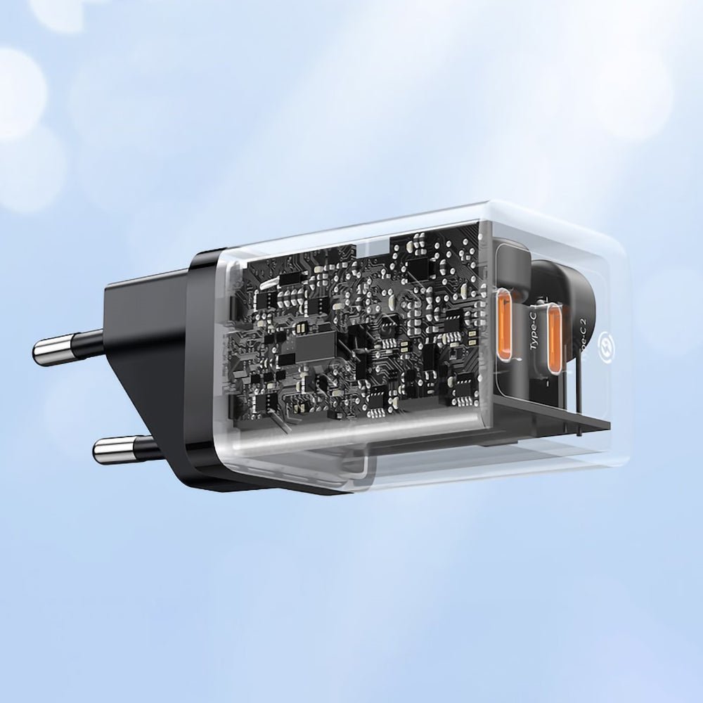 Baseus 40W Fast Charge Adapter, 2 Ports Type-C - Thumbnail 20
