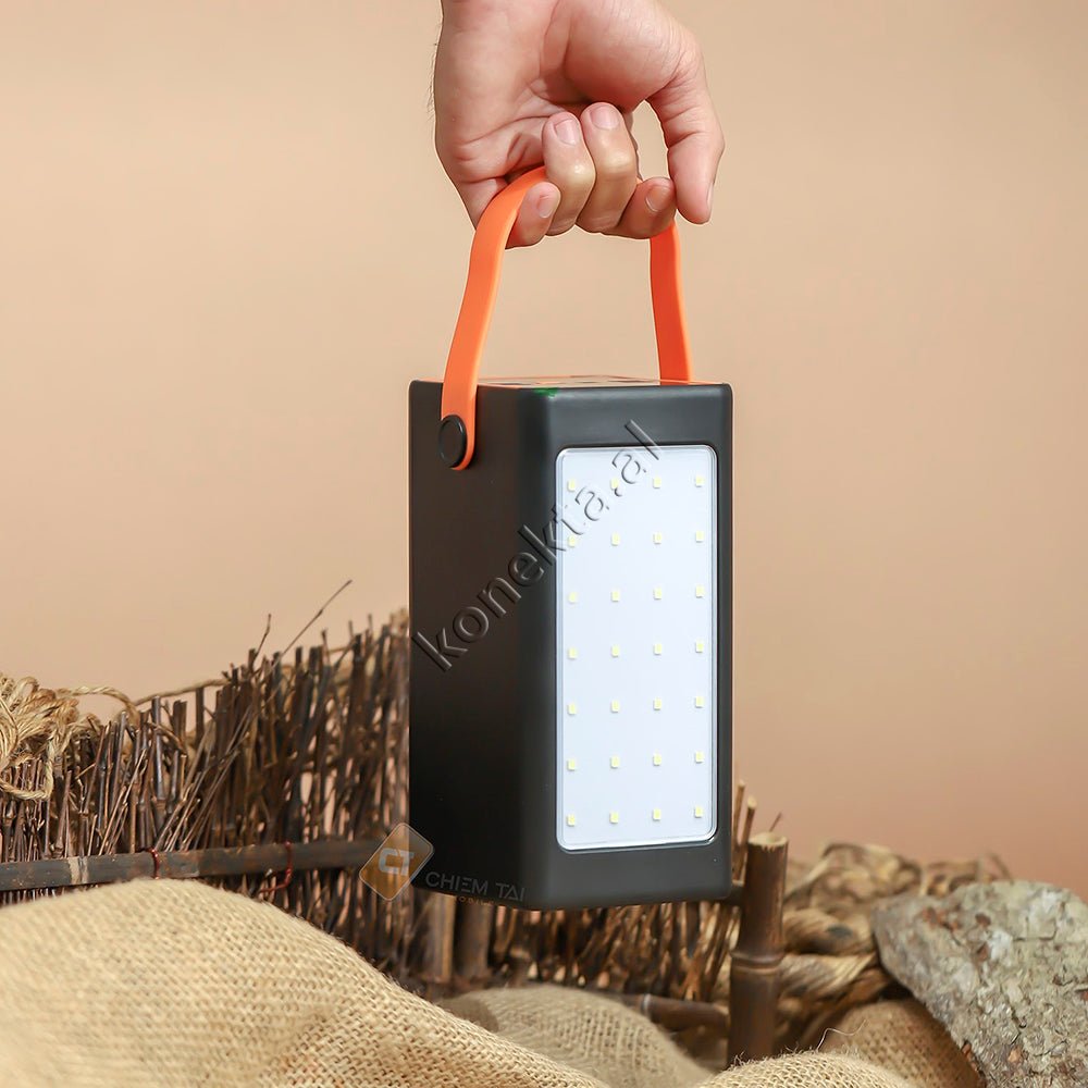 Hoco 90000mAh External Battery, White, LED Light, Multiple Ports, Fast Charging 22.5W - Thumbnail 12