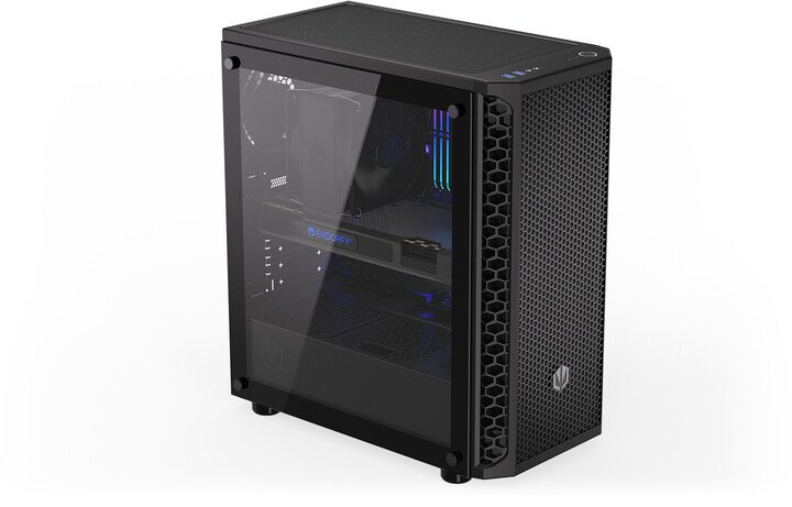Endorfy Signum 300 Core Case, TG, Black - Thumbnail 4