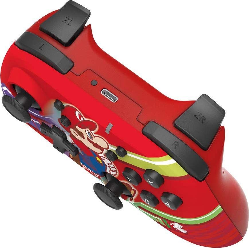 HORI Nintendo Mario Controller, Wireless, Red - Thumbnail 5