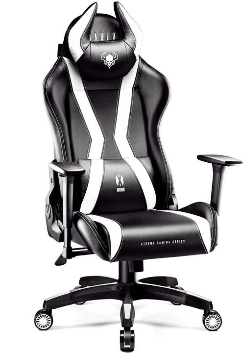 Diablo X-Horn 2.0 Chair, XL, Black / White - Thumbnail 2