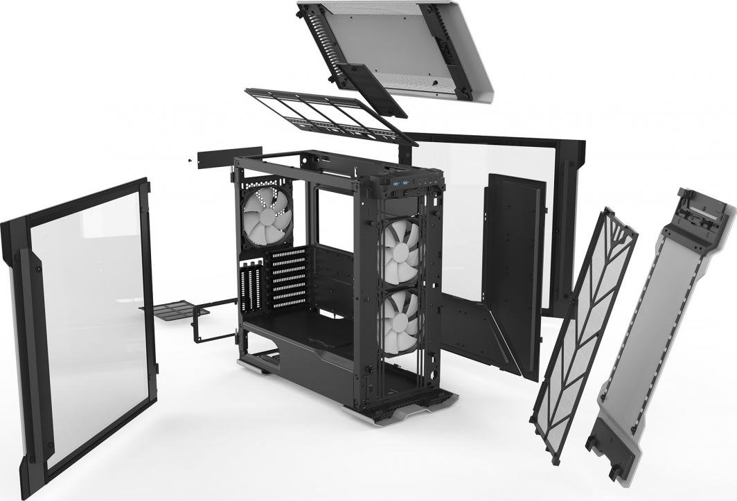 Phanteks Enthoo Evolv X Case, Silver, Midi Tower - Thumbnail 9