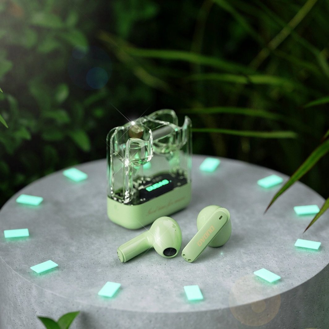 Dudao U18Pro Earbuds, Green - Thumbnail 2