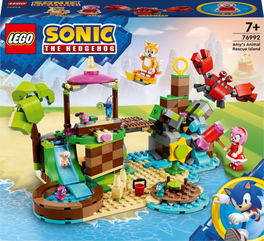 LEGO Sonic the Hedgehog 76992 Amy's Animal Rescue Island Set, 388 pieces - Image 1