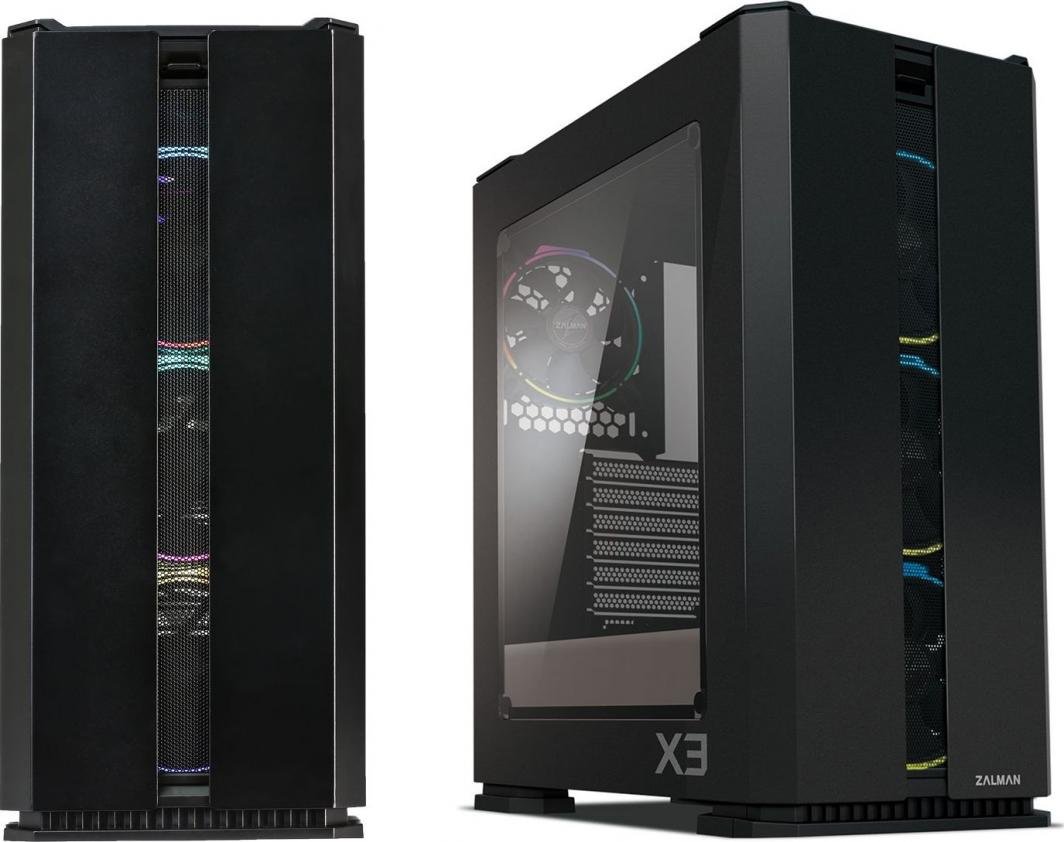 Zalman X3 TG RGB Case, Midi Tower - Thumbnail 2