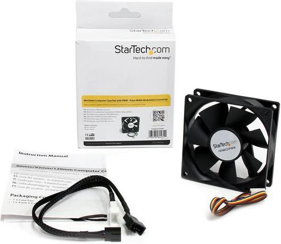 StarTech PWM FAN8025PWM Fan, 80 mm - Thumbnail 3