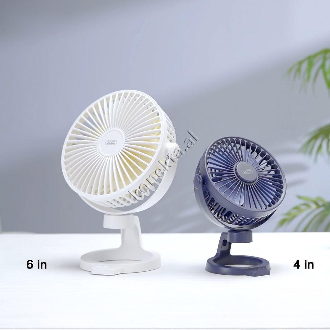 XO Freskuese Rechargeable Fan, White, 2400mAh - Thumbnail 9