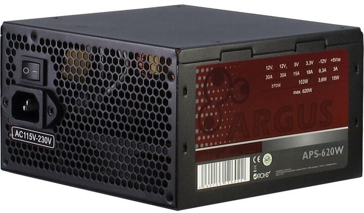 Inter-Tech Argus 88882118 Power Supply, 620W - Thumbnail 2