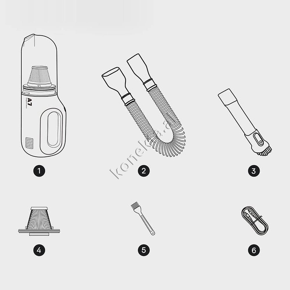 Baseus Vacuum Cleaner, Dark Gray - Thumbnail 27