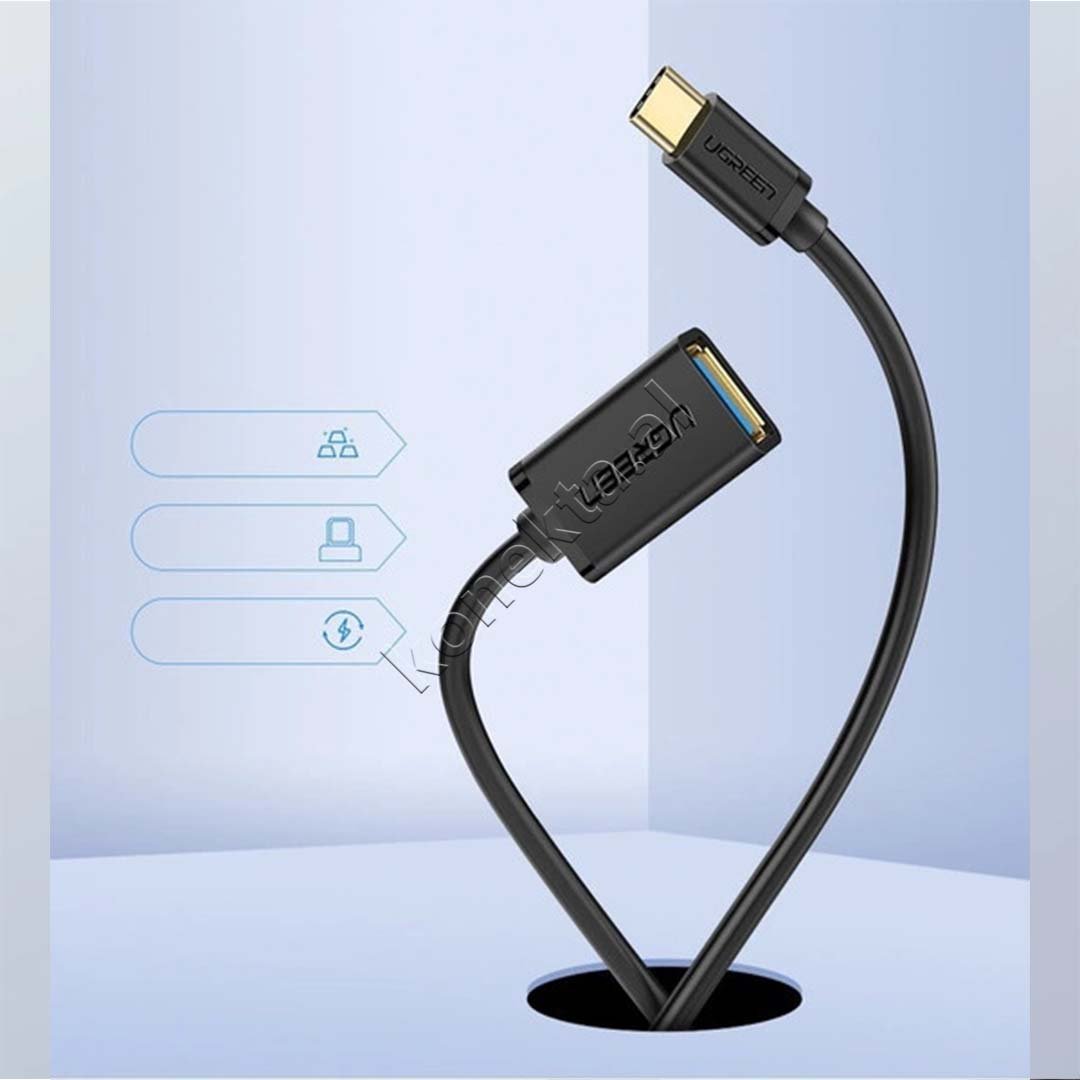 UGreen USB-A to USB-C Adapter, Black - Thumbnail 4