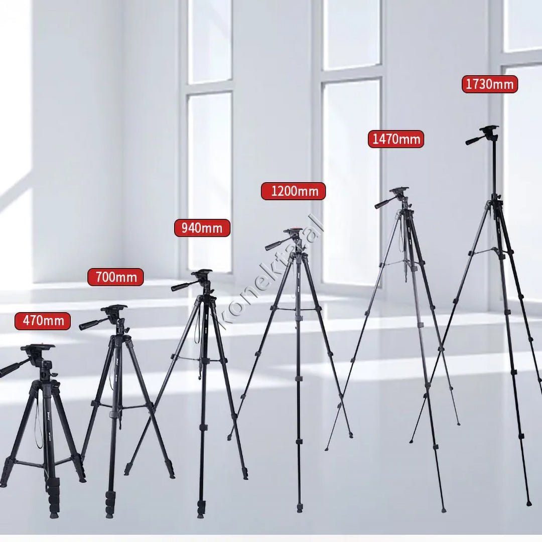 Jmary Tripod, Aluminum & ABS, Adjustable Length 46-173cm - Thumbnail 5