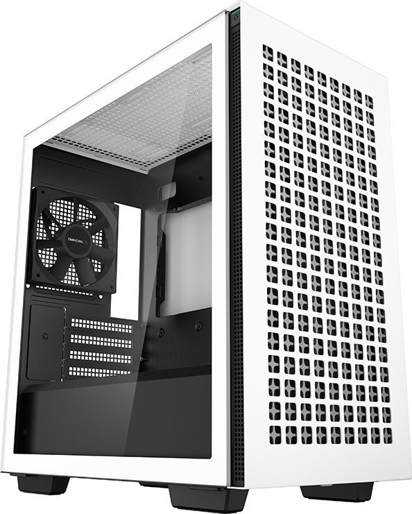Deepcool CH370 Case, White, Midi Tower - Image 1