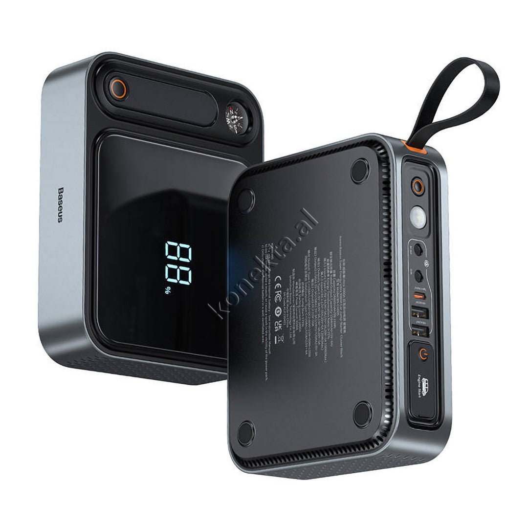 Baseus Multifunctional External Starter Battery, 26800mAh, Black - Thumbnail 4