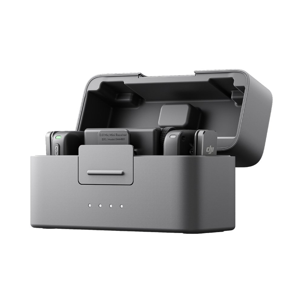 DJI Mic Mini Mikrofon (2 TX + 1 RX + Charging Case) - Thumbnail 4