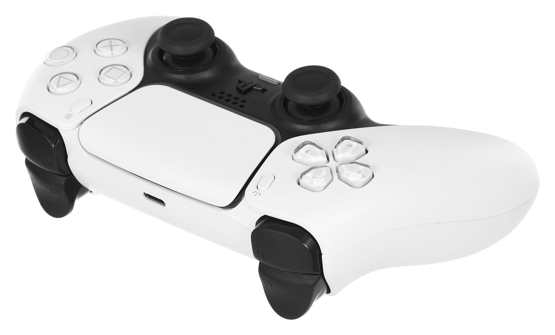 Sony DualSense Controller, PlayStation 5, Wireless, White/Black - Thumbnail 9