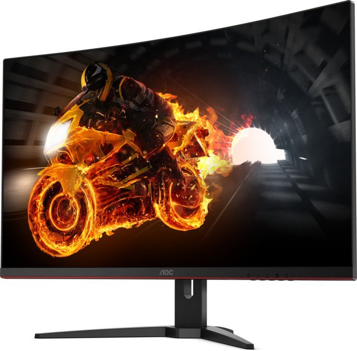 AOC C32G1 Monitor, 31.5" LED, Full HD, Black - Thumbnail 3