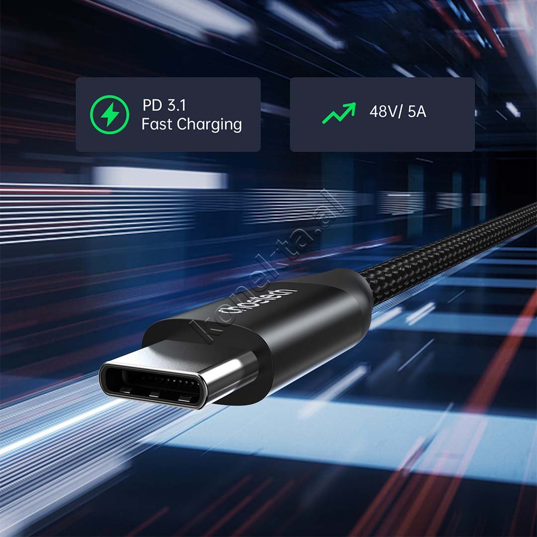 Choetech Type-C Cable, 240W, 2m - Thumbnail 4