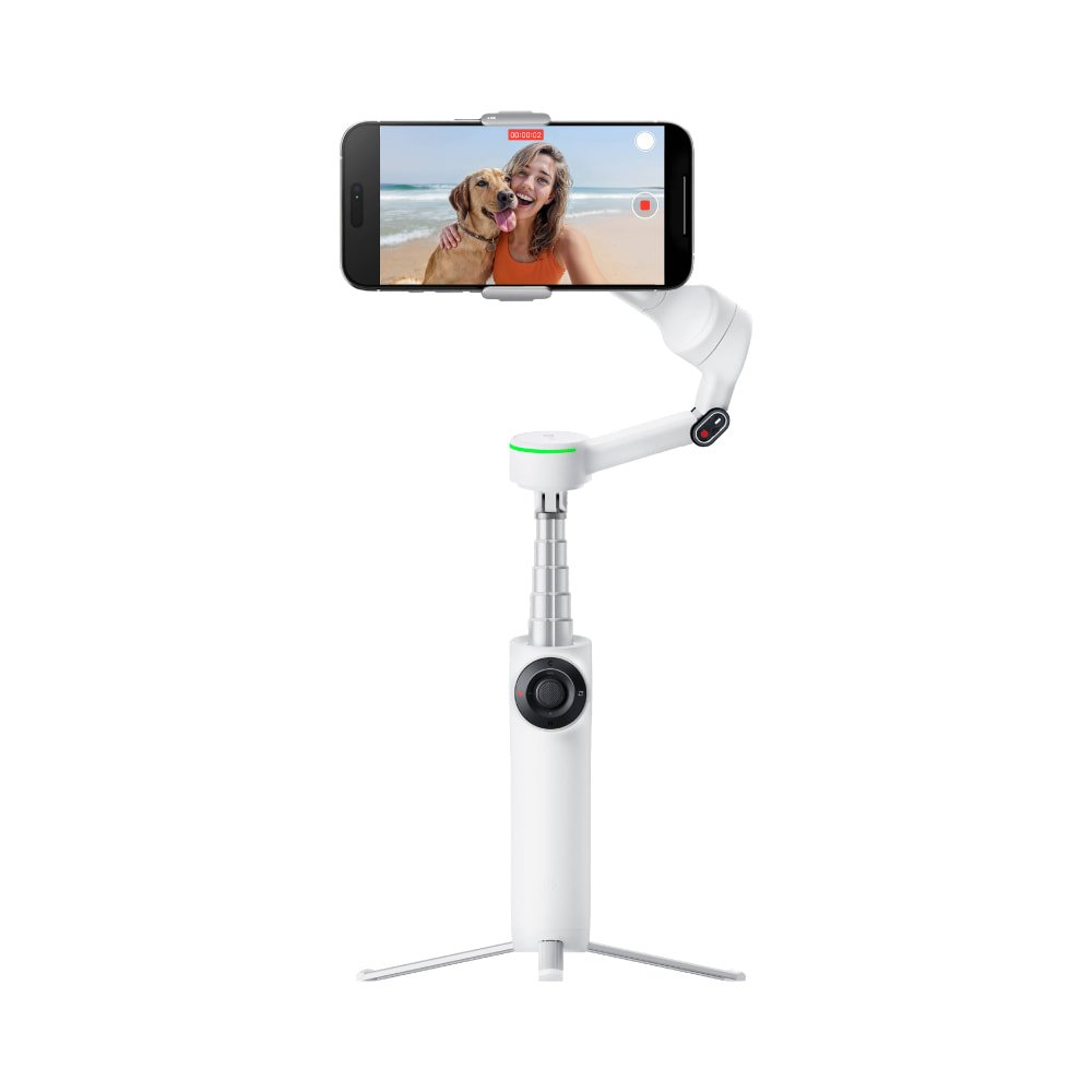 Insta360 Flow 2 Pro Gimbal Stabilizer, White - Image 1