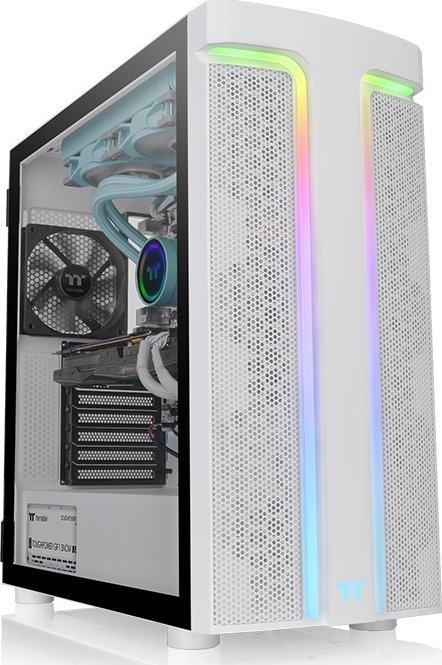 Thermaltake H590 TG ARGB Snow Case, Midi Tower - Image 1