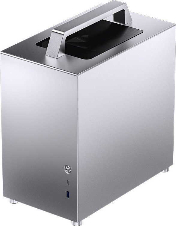 Jonsbo T8 Plus RGB Case, Silver, Mini Tower - Thumbnail 2