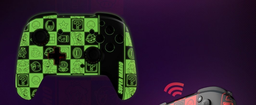 PDP Rematch Controller, Glow in the Dark, Wireless, Multicolor - Thumbnail 12