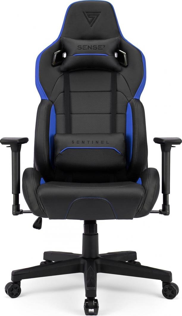 SENSE7 Sentinel Gaming Chair, Black/Blue - Thumbnail 2