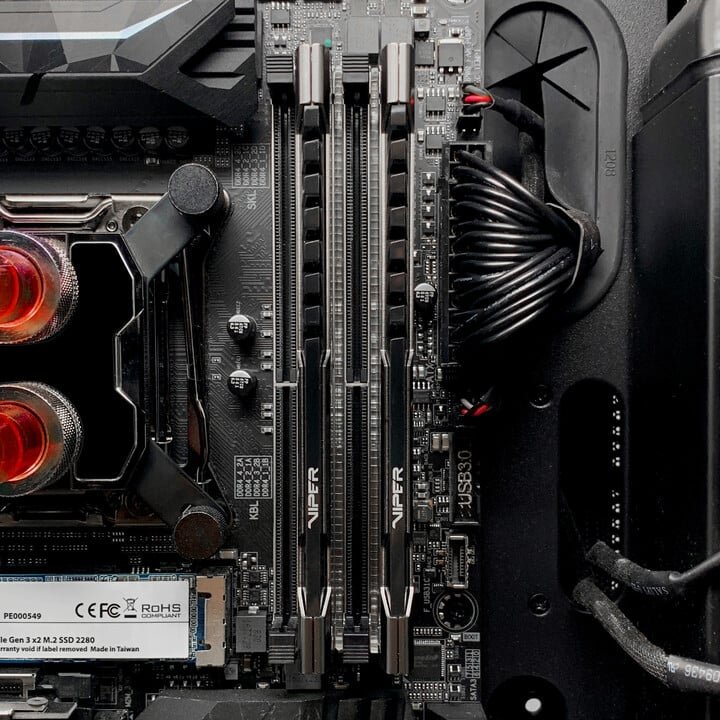Patriot Viper Steel RAM, 32GB (2x16GB), DDR4, 3200 MHz, Black - Thumbnail 11