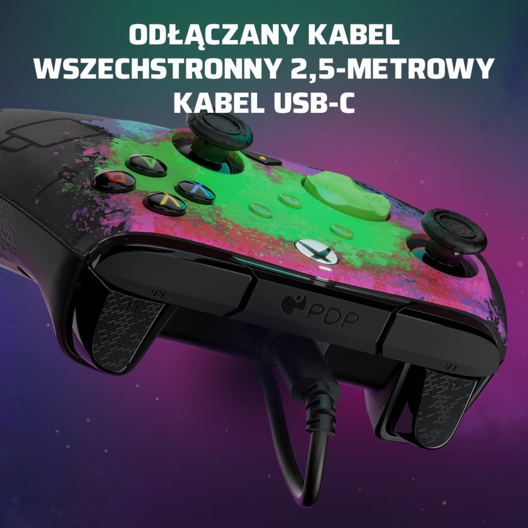 PDP XS Rematch Controller, Wired, Multicolor - Thumbnail 49