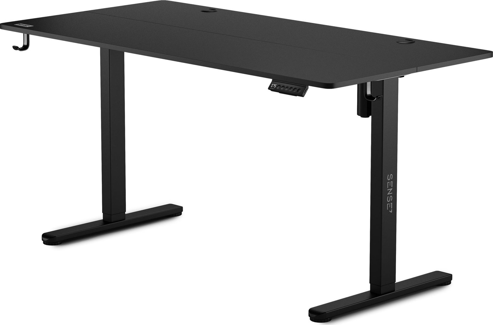 SENSE7 Nojo Gaming Table, 140cm x 70cm, Black - Thumbnail 3