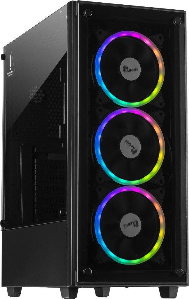 Inter-Tech C-303 Mirror Case, Full Tower - Thumbnail 4
