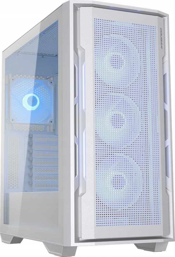 Cougar Uniface RGB Case, White, Midi Tower - Thumbnail 4