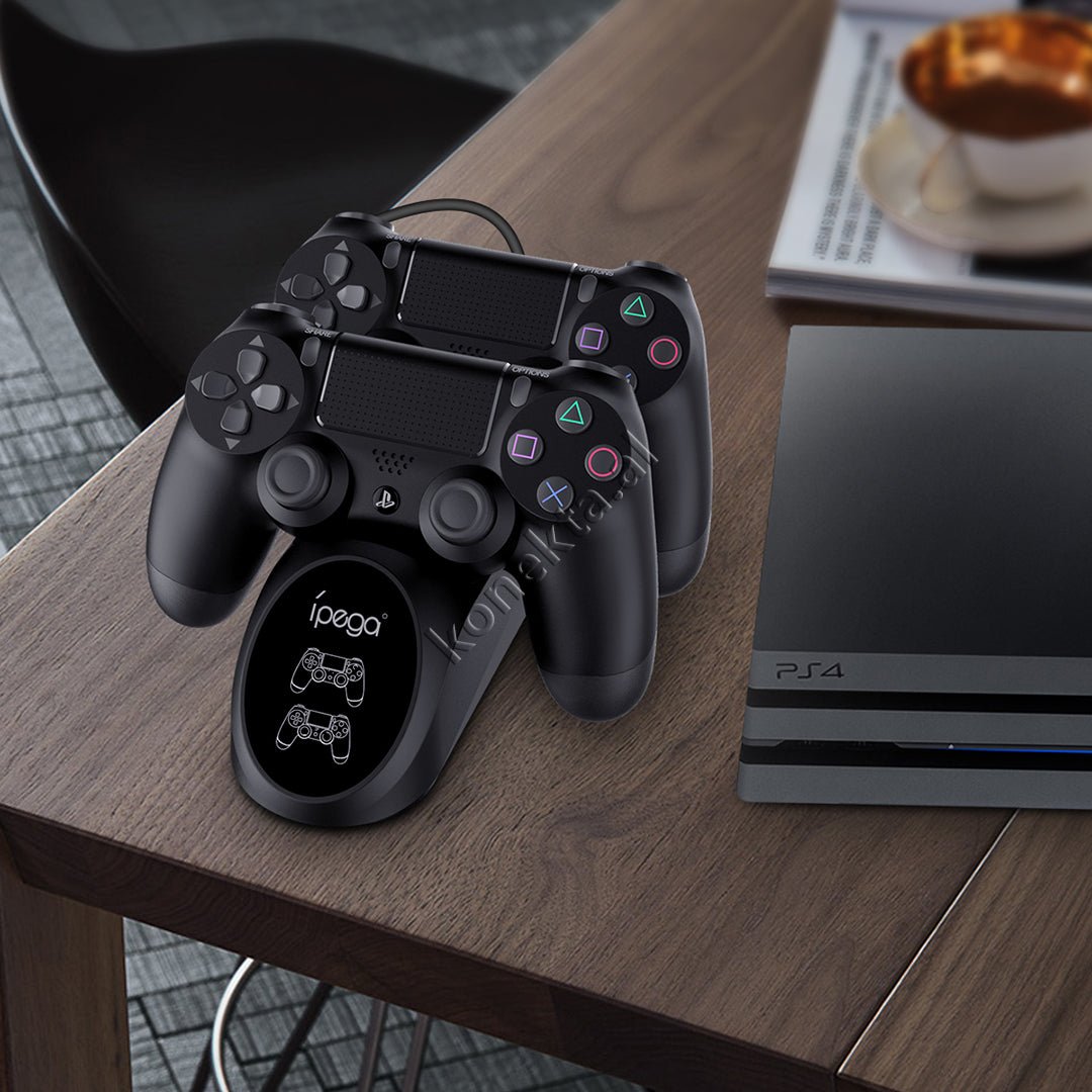 ipega PS4 Charging Dock, Black - Thumbnail 7